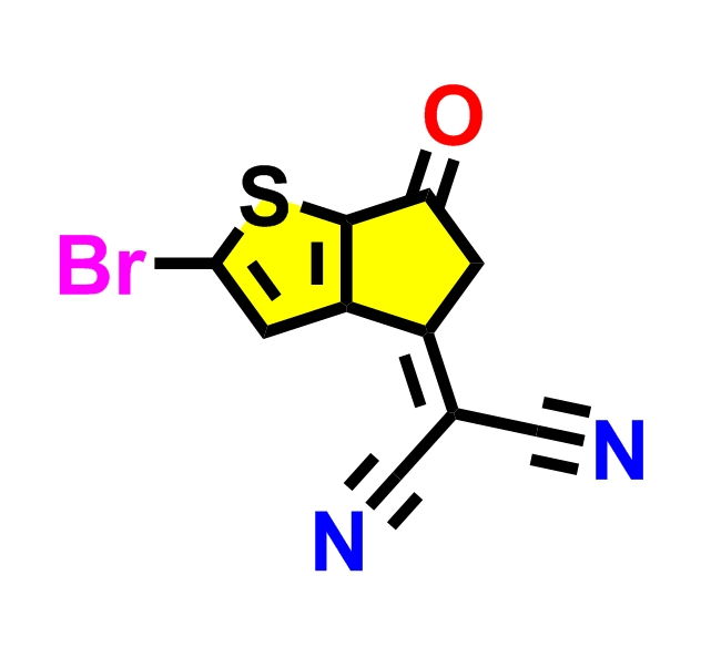 2322321-67-3 ；2-(2-bromo-4-oxo-4,5-dihydro-6H-cyclopenta[b]thiophen-6-ylidene)malononitrile
