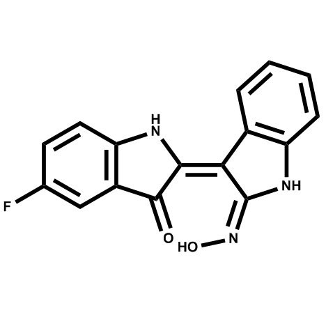 5'-氟-3-(肟基)-[2,3'-双吲哚亚基]-2'-酮；861214-33-7