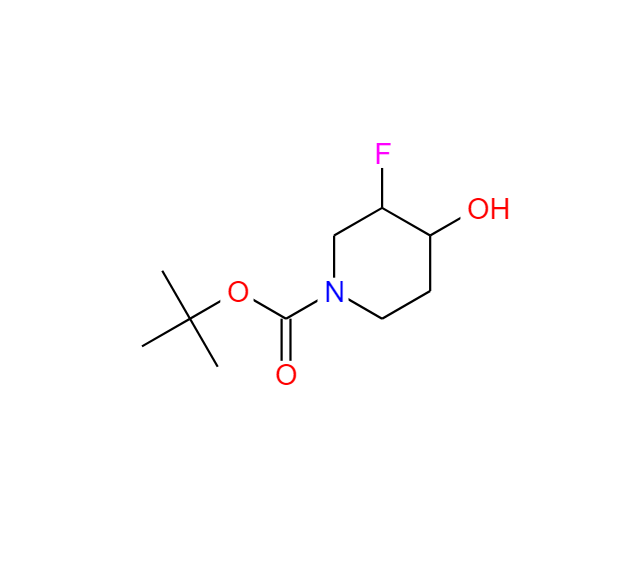 3-氟-4-羟基-1-哌啶羧酸-1,1-二甲基乙酯 373604-28-5