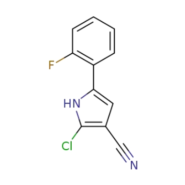 2-氯-5-(2-氟苯基)-1H-吡咯-3-甲腈