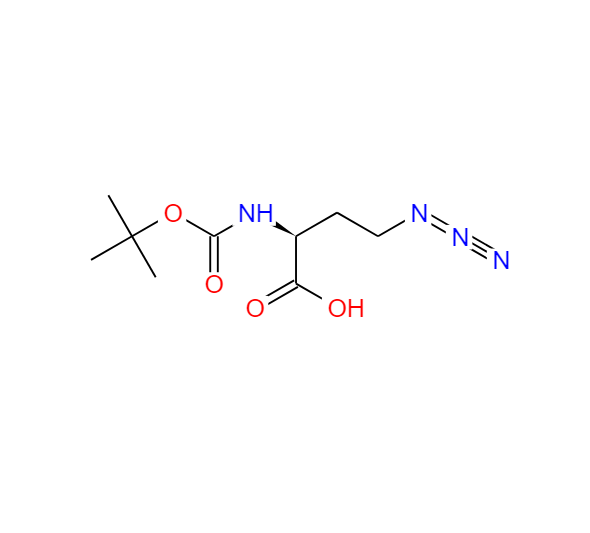 (2S)-4-叠氮基-2 - [(2-甲基丙-2-基)氧羰基氨基]丁酸 120042-08-2