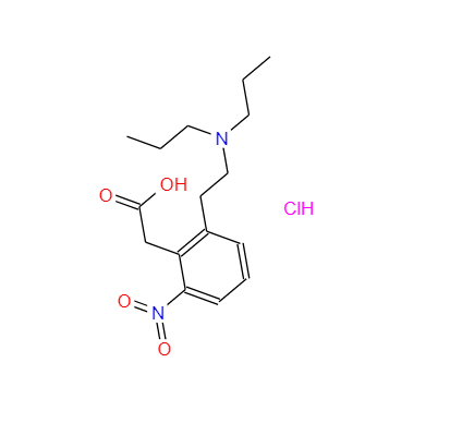 2-[2-(二丙基氨基)乙基]-6-硝基苯乙酸盐酸盐 91374-25-3