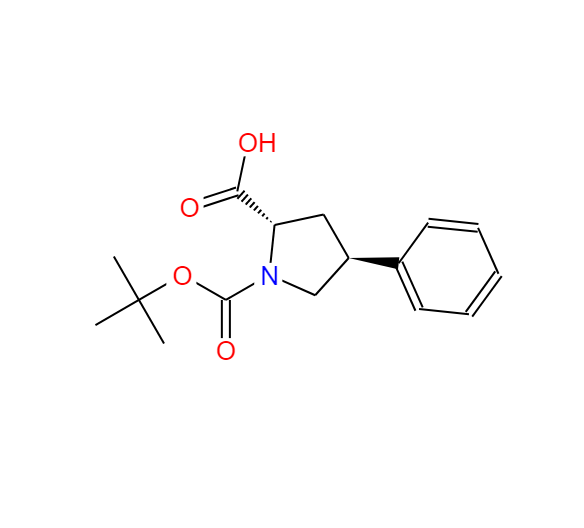 N-叔丁氧羰基-(2S,4S)-4-苯基吡咯烷-2-羧酸 96314-29-3