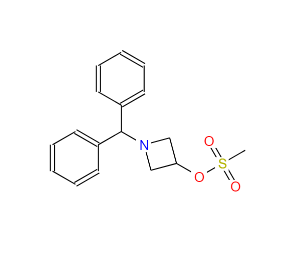 1-二苯甲基-3-甲烷磺酸氮杂环丁烷 33301-41-6
