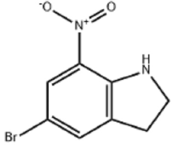 5-溴-7-硝基二氢吲哚 80166-90-1