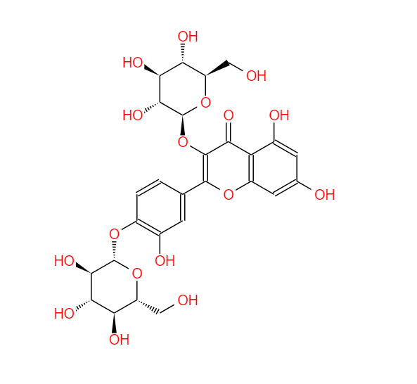 槲皮素 3,4'-二葡糖甙 29125-80-2