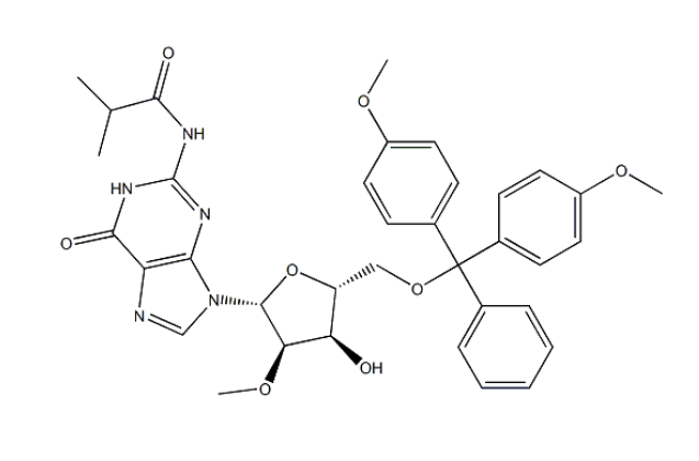 5-O-[双(4-甲氧基苯基)苯甲基]-2-O-甲基-N-(2-甲基-1-氧丙基)鸟苷