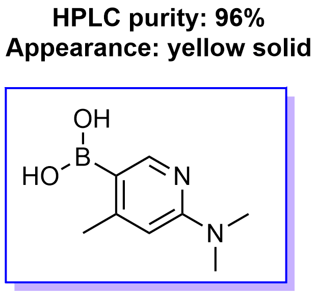 6-二甲氨基-4-甲基吡啶-3-硼酸