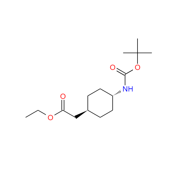 反式-2-[4-(BOC-氨基)环己基]乙酸乙酯 946598-34-1