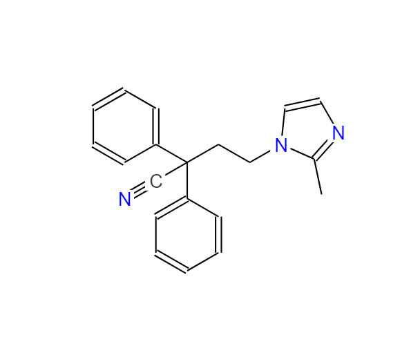 4-(2-甲基-1-咪唑基)-2,2-二苯基丁腈 214777-43-2