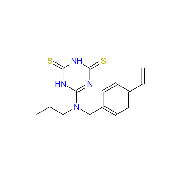 6-(4-乙烯基苄基-正丙基)氨基-1,3,5-三嗪-2,4-二硫醇 88373-30-2