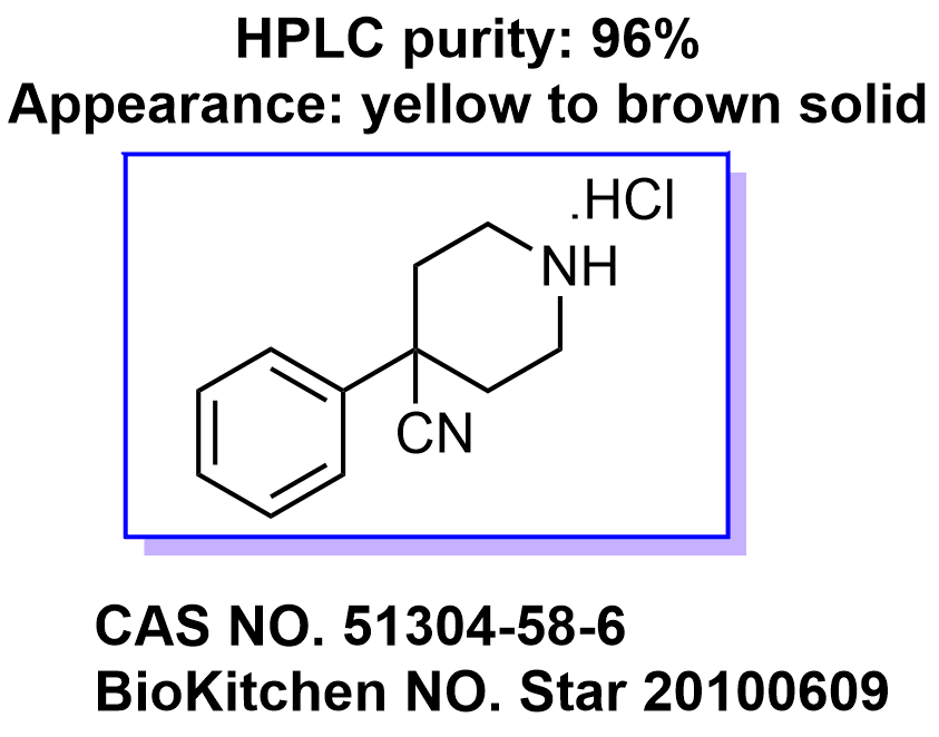 4-氰基-4-苯基哌啶盐酸盐 51304-58-6