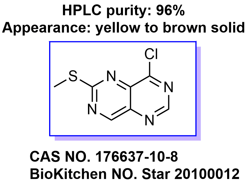 8-氯-2-(甲基硫代)嘧啶并[5,4-D]嘧啶  176637-10-8
