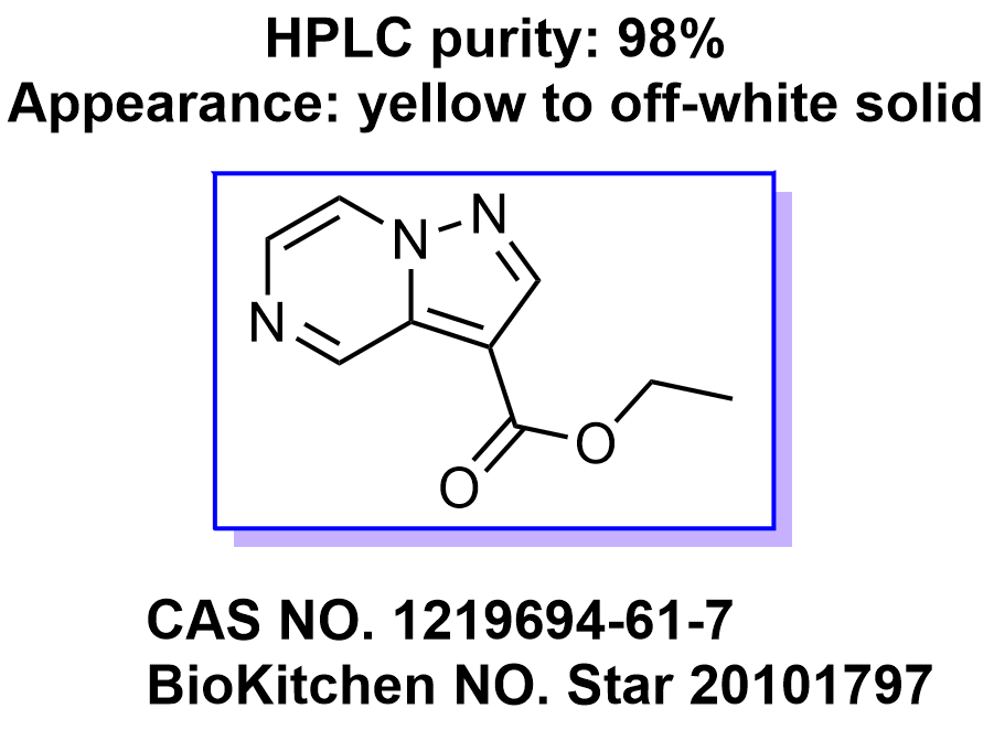 吡唑并[1,5-A]吡嗪-3-羧酸乙酯  1219694-61-7