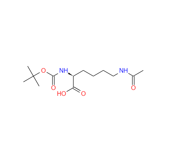 N-叔丁氧羰基-N'-(乙酰基)-L-赖氨酸 6404-26-8