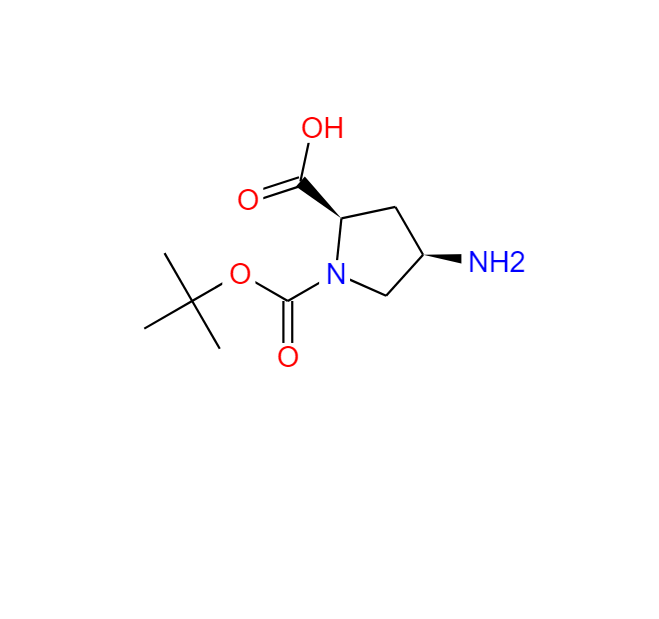 1-N-BOC-4(R)-氨基-吡咯烷-2(R)-羧酸 132622-98-1