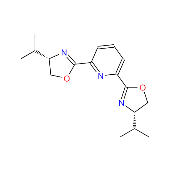 (S,S)-2,6-双(4-异丙基-2-恶唑啉-2-基)吡啶 118949-61-4