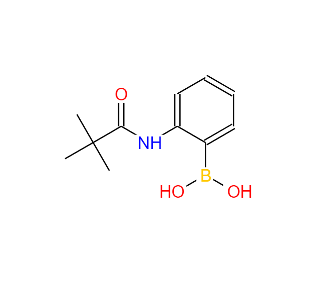 2-(2,2,2-三甲基乙酰氨基)苯硼酸 146140-95-6