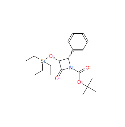 (3R,4S)-3-(三乙基硅氧基)-4-苯基-2-氧-氮杂环丁-1-甲酸叔丁酯 149198-47-0