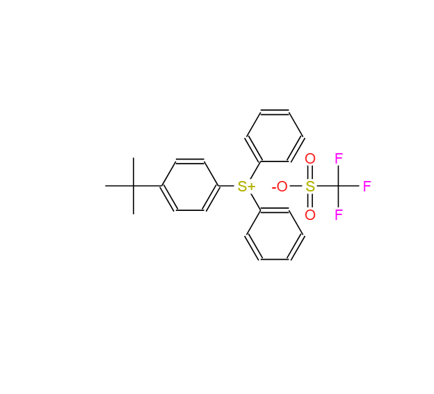 (4-叔丁基苯基)二苯基锍三氟甲磺酸盐 145612-66-4
