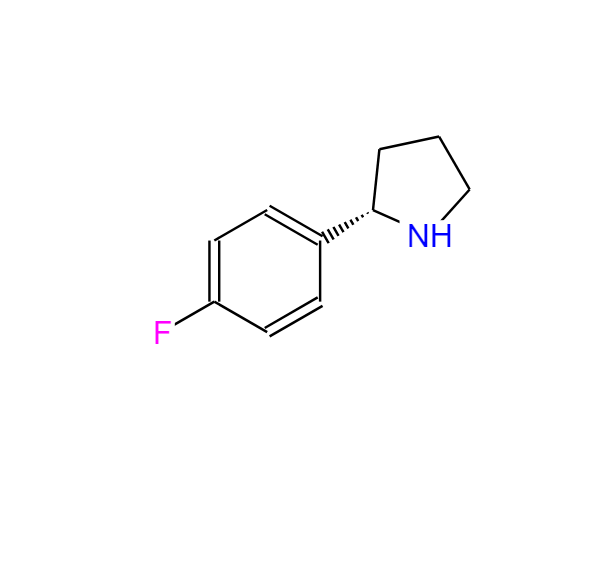 (S)-2-(4-氟苯基)吡咯烷 298690-90-1
