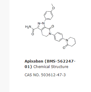 Factor Xa抑制剂|Apixaban (BMS-562247-01)