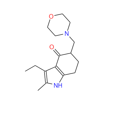 3-乙基-2-甲基-5-(吗啉-4-基甲基)-1,5,6,7-四氢吲哚-4-酮