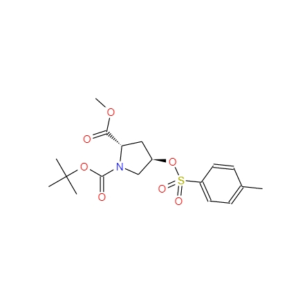 N-Boc-反式-4-对甲苯磺酰氧基-L-脯氨酸甲酯 88043-21-4