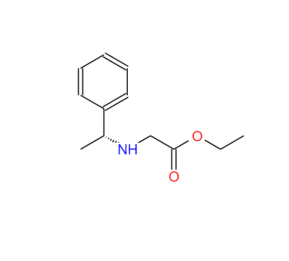 	(R)-(1-苯基乙氨基)乙酸乙酯 66512-37-6