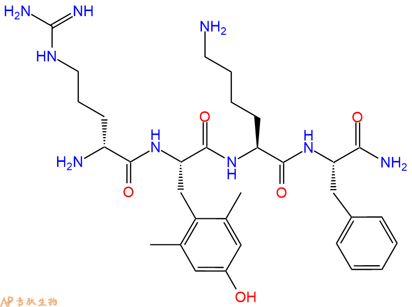 线粒体靶向抗氧化剂SS-31、Elamipretide、依拉瑞肽、MTP-131、H2N-D-Arg-Dmt-Lys-Phe-NH2