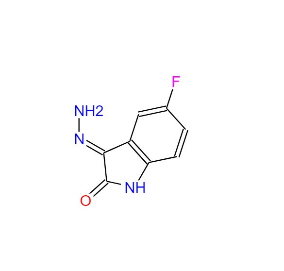 5-氟-3-肼基吲哚啉-2-酮 283584-52-1