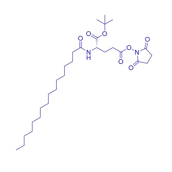 1-tert-Butyl 5-(N-Succinimidyl) N-Palmitoyl-L-glutamate 204521-63-1.png 1-tert-Butyl 5-(N-Succinimidyl) N-Palmitoyl-L-glutamate 204521-63-1.png