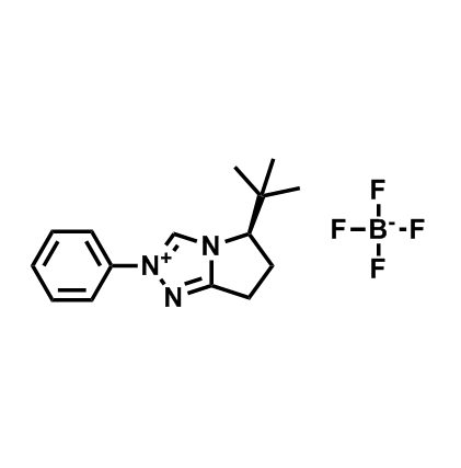 (R)-5-(叔丁基)-2-苯基-6,7-二氢-5H-吡咯并[2,1-c][1,2,4]三唑-2-鎓 四氟硼酸盐