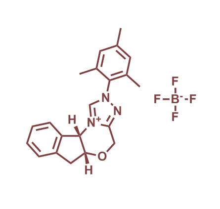 925706-31-6  (5aR,10bS)-2-均三甲苯基-4,5a,6,10b-四氢-2H-茚并[2,1-b][1,2,4]三唑并[4,3-d][1,4]恶嗪-11-鎓四氟硼酸盐
