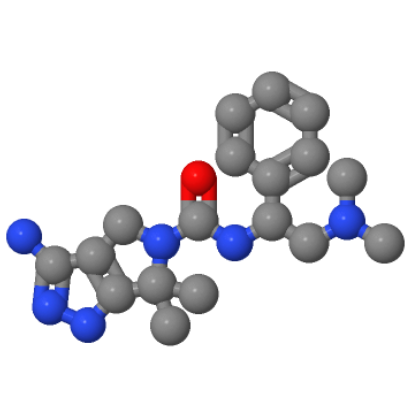 (S)-3-氨基-N-(2-(二甲基氨基)-1-苯基乙基)-6,6-二甲基-4,6-二氢吡咯并[3；898044-54-7
