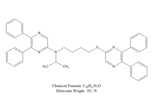 N-(4-((5,6-二苯基吡嗪-2-基)氧基)丁基)-N-异丙基-5，6-二苯基吡唑嗪-2-胺