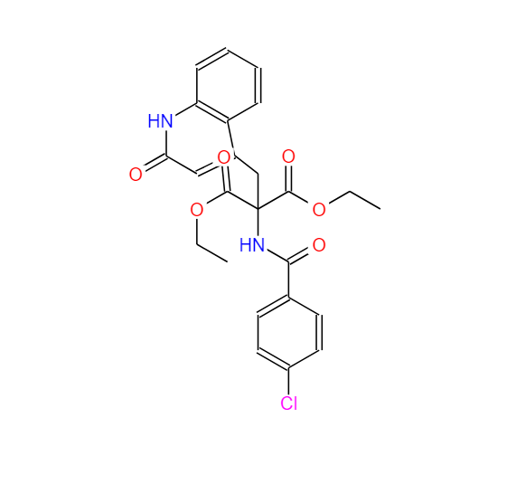 2-(4-氯苯甲酰基)氨基-2-(2-氧代-1,2-二氢喹啉-4-基)甲基丙二酸二乙酯 1028268-32-7