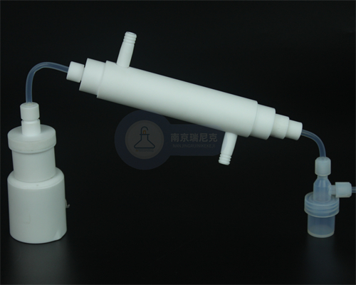 四氟氟化氢冷凝装置PTFE冷凝装置温度计套管四氟反应瓶接收瓶恒压分液漏斗