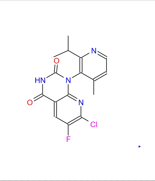 7-氯-6-氟-(1M)-1-[4-甲基-2-(丙烷-2-基)吡啶-3-基]吡啶并[2,3-d]嘧啶-2,4(1H,3H)-二酮