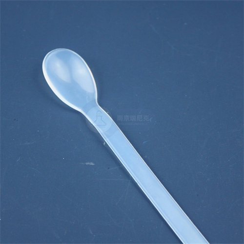 药企药厂可用少量粉状样品取样勺180mm耐强酸碱低本底PFA材质