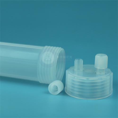 60ml双颈反应瓶耐氢氟酸PFA材质冲击瓶气体缓冲瓶