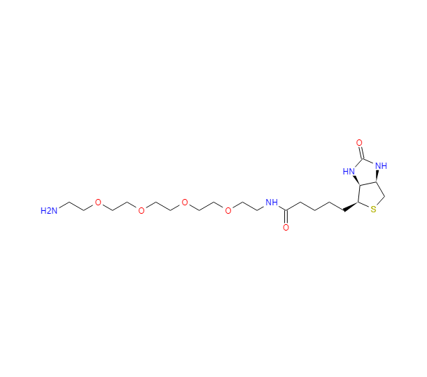 (3AS,4S,6AR)-N-(14-氨基-3,6,9,12-四氧杂十四烷-1-基)六氢-2-氧代-1H-噻吩并[3,4-D]咪唑-4-戊酰胺 663171-32-2