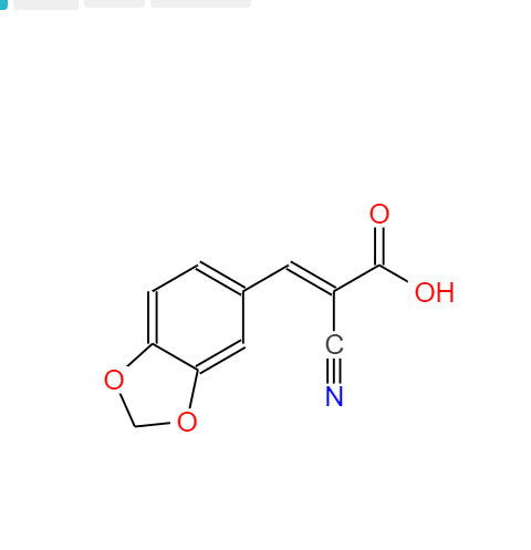 3-(1,3-苯并二氧杂环戊烯-5-YL)-2-氰基丙烯酸