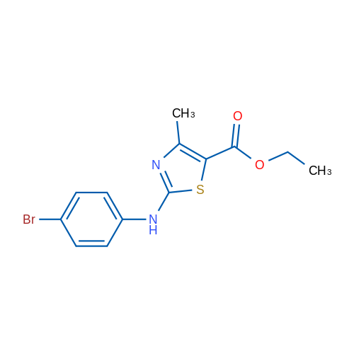 Ethyl 2-[(4-bromophenyl)amino]-4-methyl-1,3-thiazole-5-carboxylate