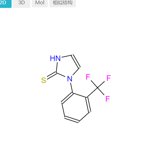 1-(2-三氟甲基苯基)咪唑啉硫酮 25372-17-2