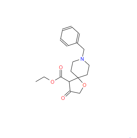 8-苄基-3-氧代-1-氧杂-8-氮杂[4.5]葵烷-4-羧酸乙酯 1454273-40-5