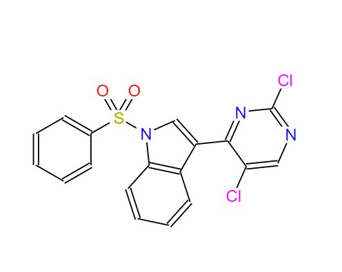 3-(2,5二氯嘧啶-4-基)-1-苯磺酰基吲哚