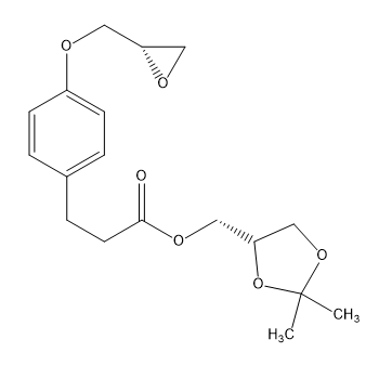 ((S)-2,2-二甲基-1,3-二氧戊环-4-基)甲基3- (4-(((S)-环氧乙烷-2-基)甲氧基)苯基)丙酸酯