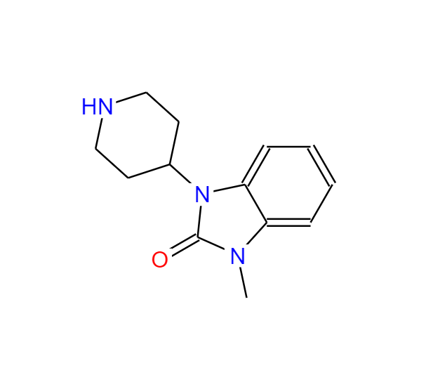 4-(2-酮-3-甲基-1-苯并咪唑基)哌啶 53786-10-0