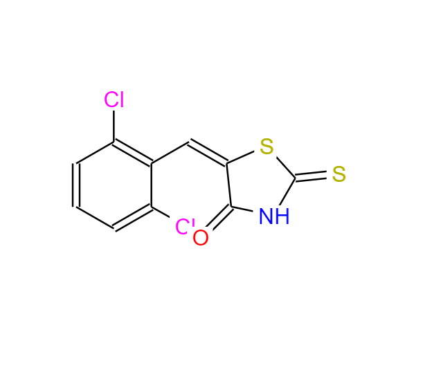 (E)-5-(2,6-二氯亚苄基)-2-硫代噻唑啉-4-酮 65562-49-4